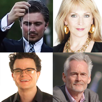 Clockwise from top left: Tom London, Toyah Willcox, Martin Sixsmith and Dominic Holland