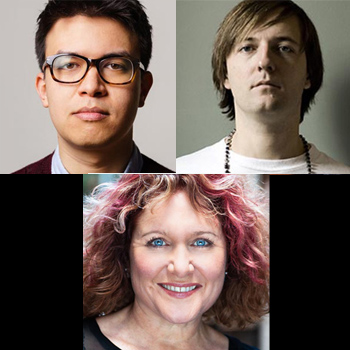 Clockwise from top left: Phil Wang, Andrew Maxwell and Jan Ravens